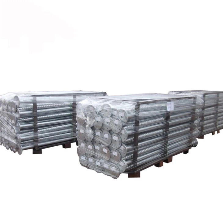 Hot Galvanized Screw Pile With Flange